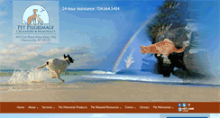 Desktop Screenshot of petpilgrimage.com